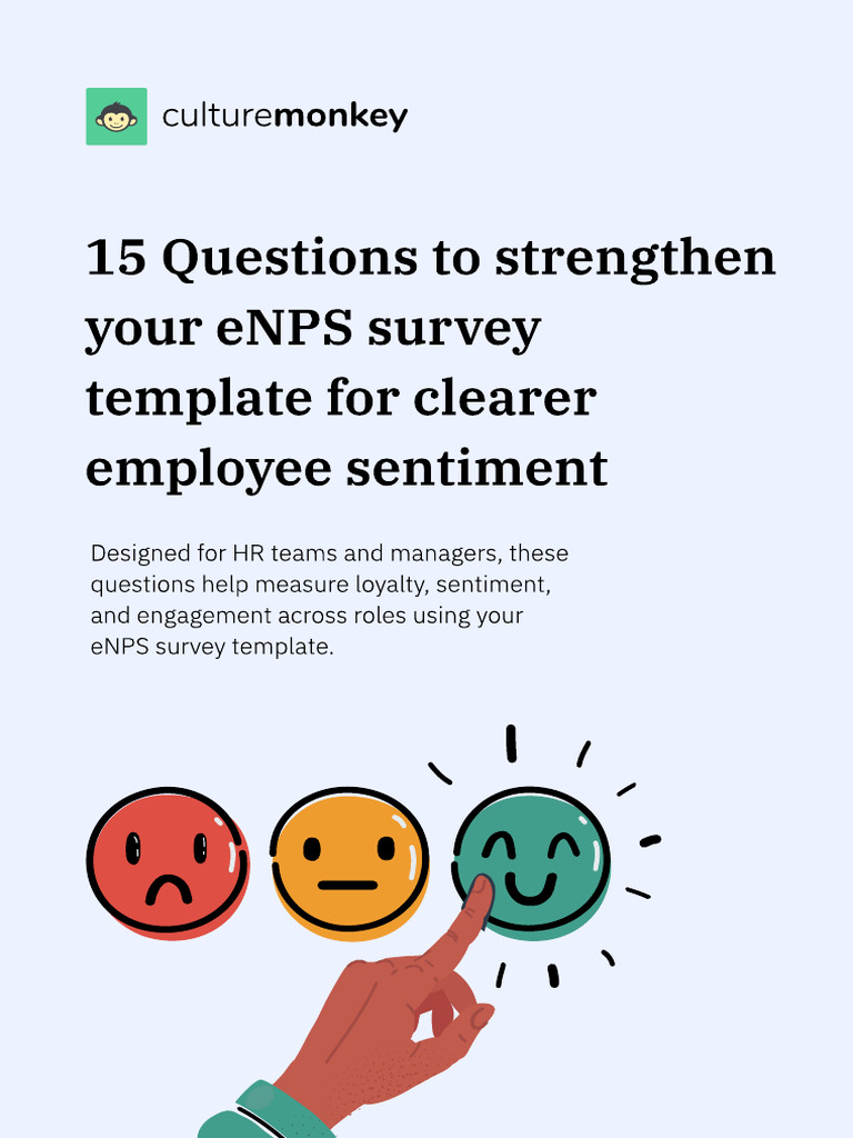 15 Questions to Strengthen Your ENPS Survey Template for Clearer ...
