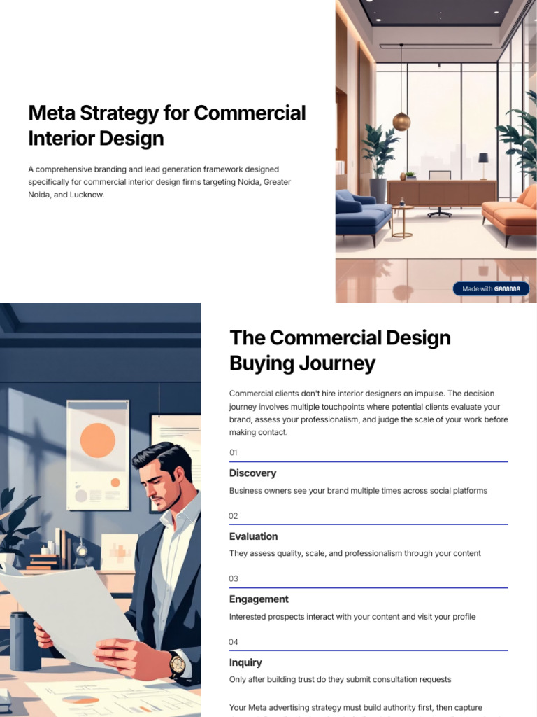 Meta-Strategy-for-Commercial-Interior-Design | PDF | Brand | Business
