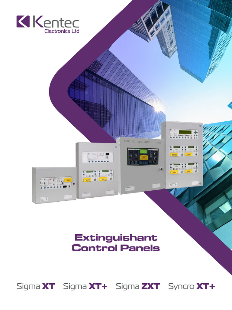 Sigma ZXT Extinguishant Control Panel | PDF | Switch | Light Emitting Diode