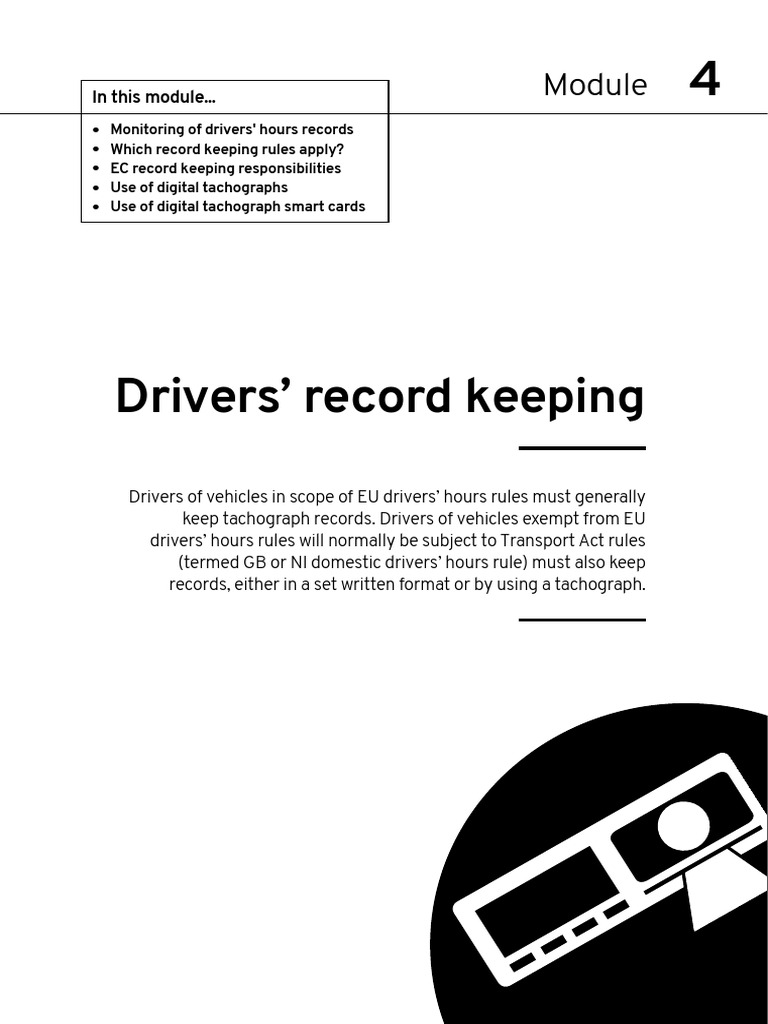 Drivers' Hours Record Keeping Guide | PDF | Vehicles | Transport