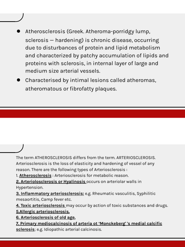 Understanding Atherosclerosis: Causes & Effects | PDF | Atherosclerosis ...