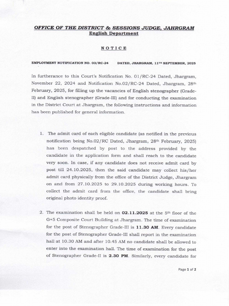 Notice 15206 12 Sep 2025 | PDF