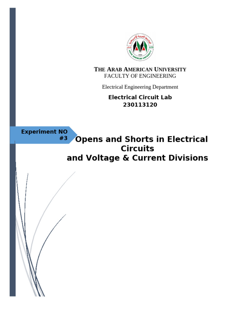 Experiment#3 | PDF | Series And Parallel Circuits | Resistor