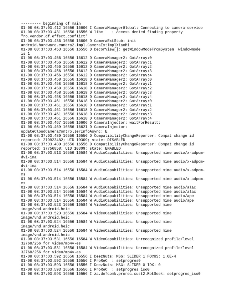 Log Cat 1767836223320 | PDF | Software Engineering | Computer Programming
