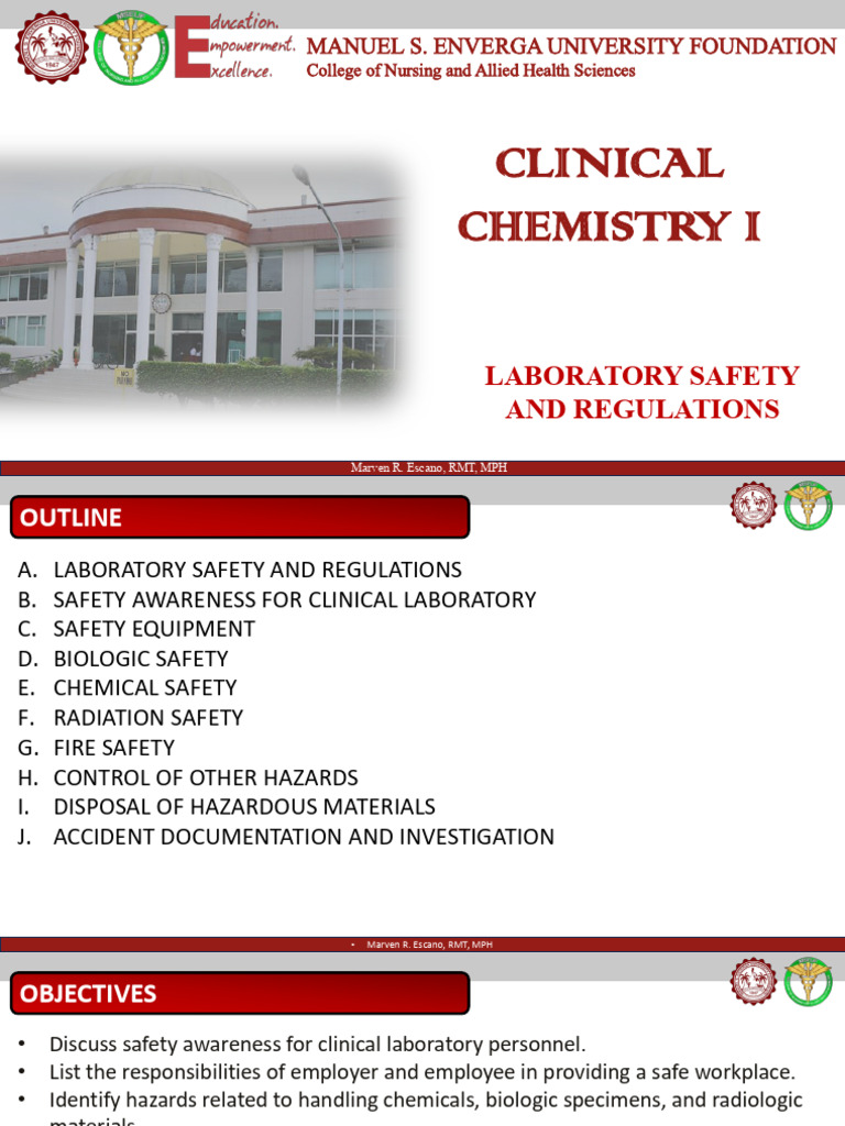 Clinical Laboratory Safety Guidelines | PDF | Personal Protective ...