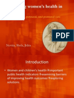 Developing Women's Health in Rural Area