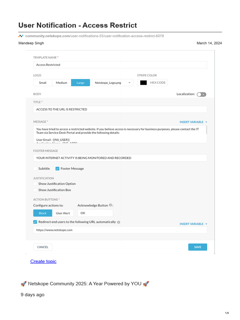User Notification: Access Restricted Guide | PDF | Facebook | Software