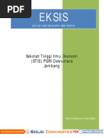 Download Jurnal Eksis Vol III Nomor 1 Peb 2008 by RachyuPurbowati SN97841935 doc pdf