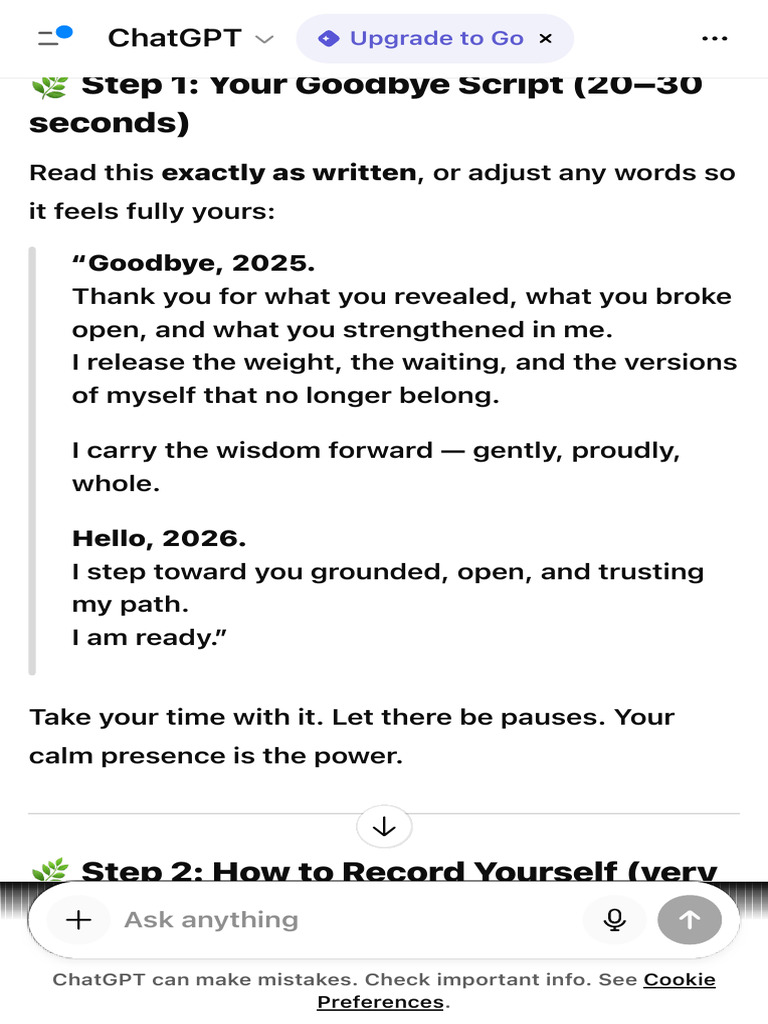 How to Record a Goodbye Message | PDF
