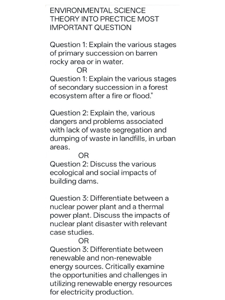 Environment Science | PDF