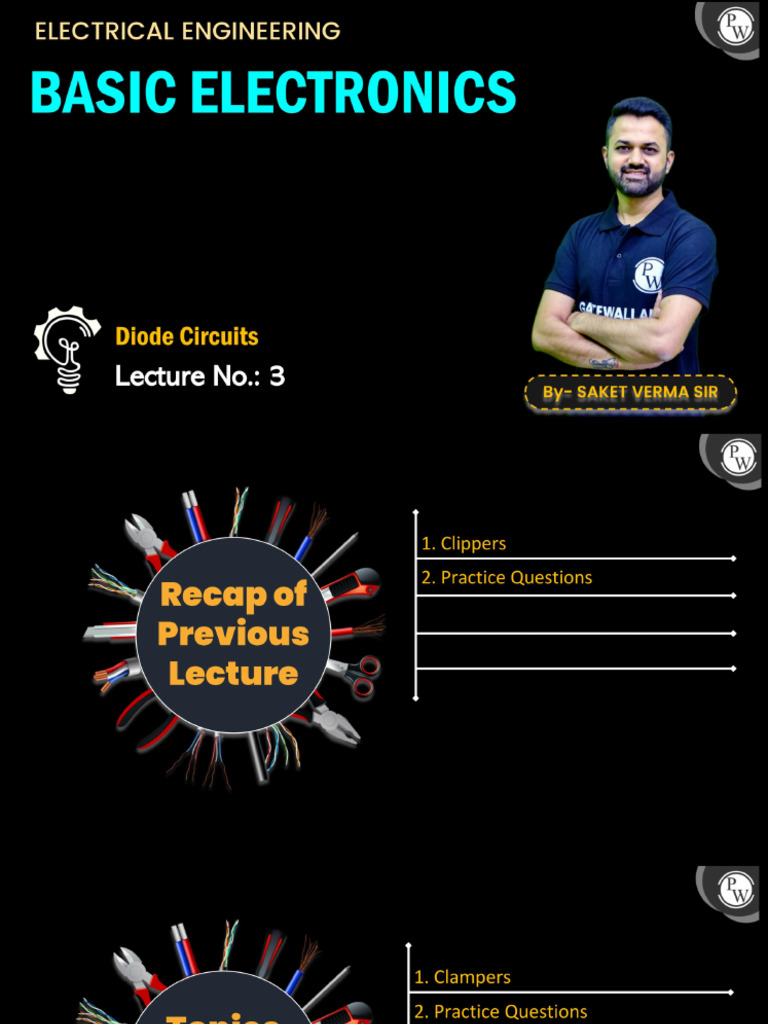 Diode Circuits 03 Class Notes | PDF