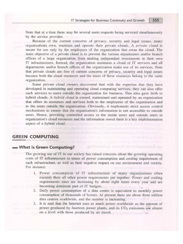 Lecture 14 Green Computing | PDF