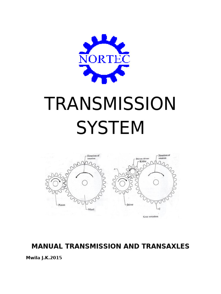 Manual Transmission and Gearbox Guide | PDF | Manual Transmission | Gear