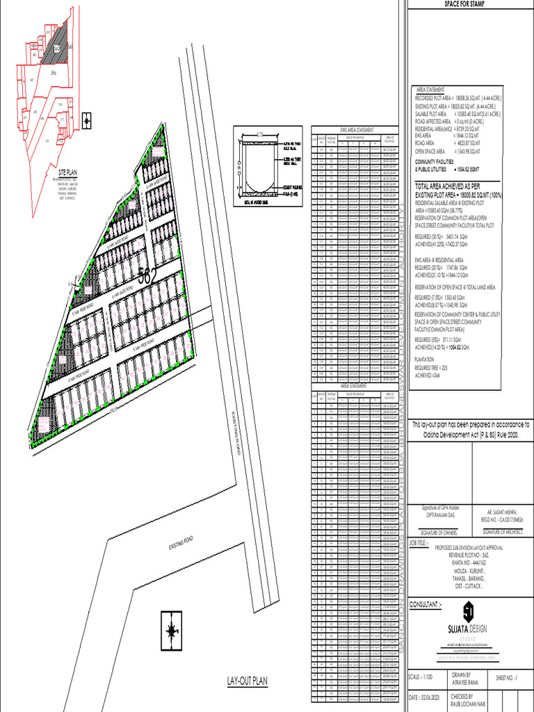 Area Statement for Residential Plot | PDF | Chess Theory | Chess