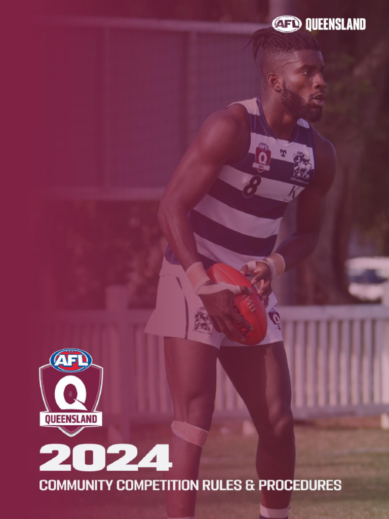 AFL Queensland Community Rules 2024 | PDF | Australian Rules Football ...