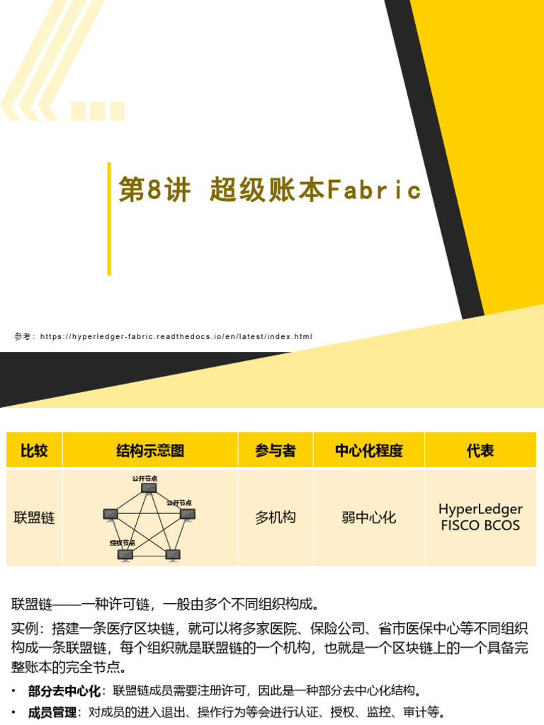 第8章Hyperledger Fabric | PDF