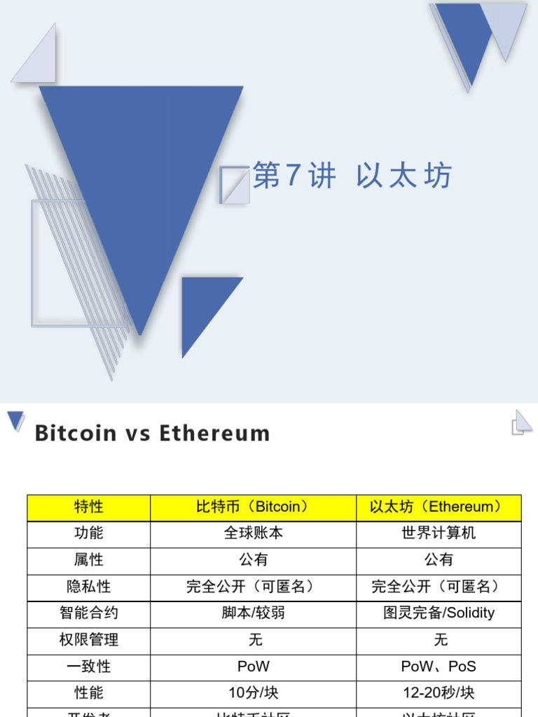第7章以太坊| PDF
