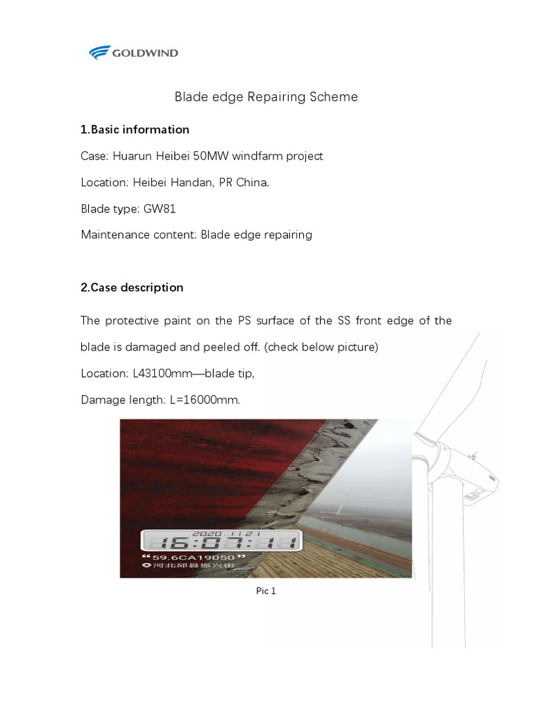 Blade Edge Repairing Scheme | PDF