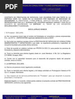 Contrato Consultoria Administrativa