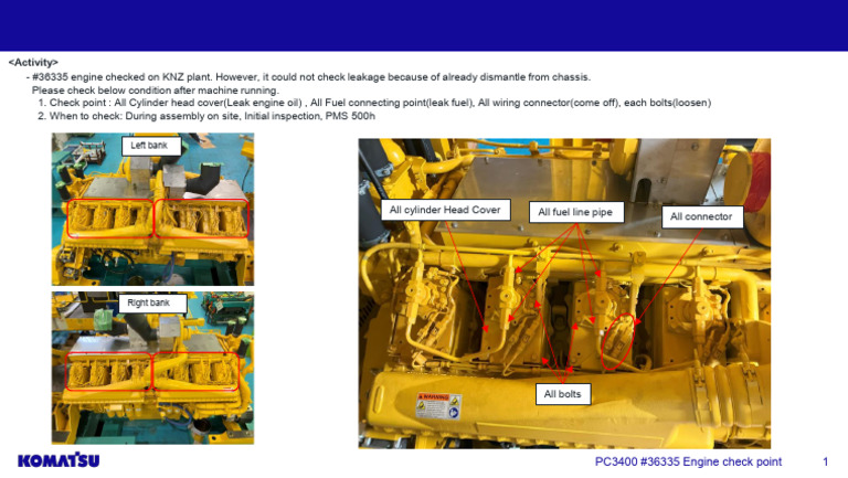 PC3400_36335 Engine Check Point (1) | PDF