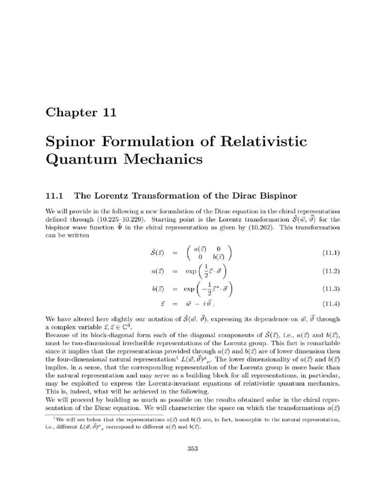 Formulation of Relativity | PDF