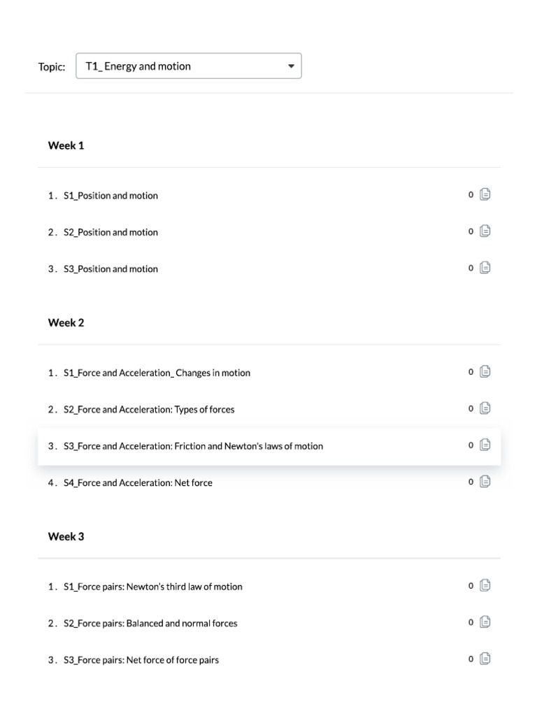 Science T1 | PDF