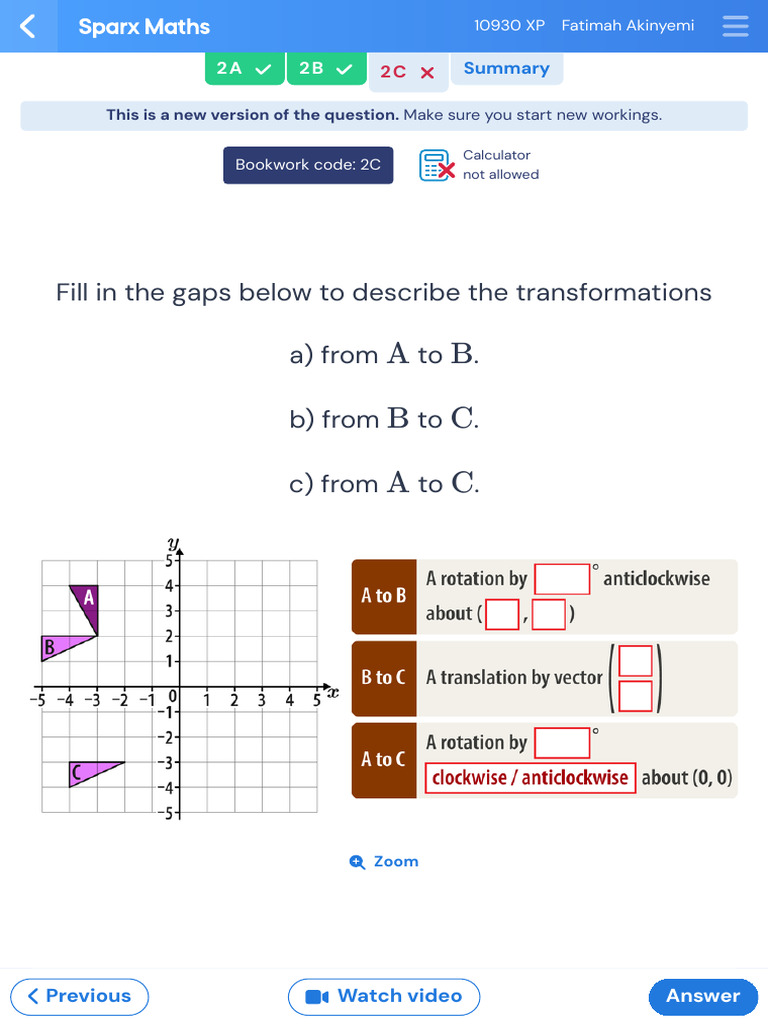 Transformation Descriptions Exercise | PDF