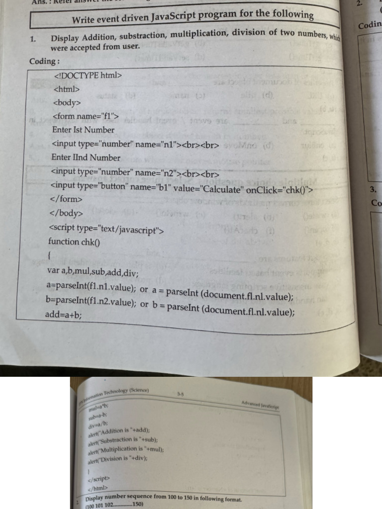 Javascript Theory Codes | PDF