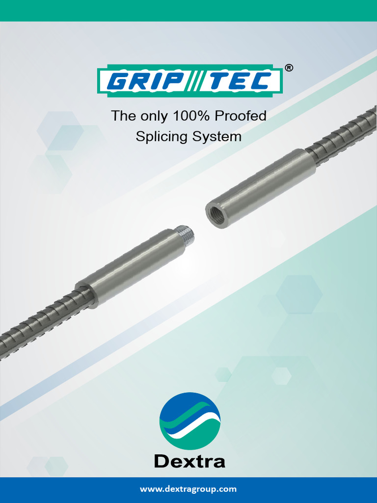 Griptec® Mechanical Splicing System | PDF | Extrusion | Secondary ...