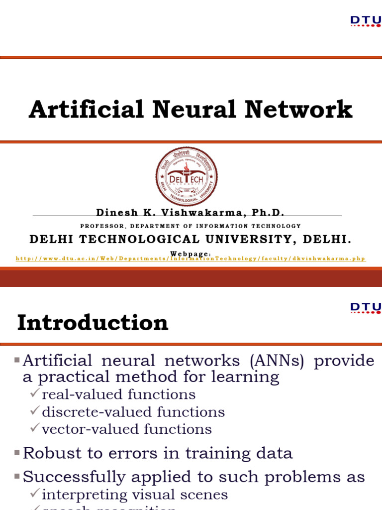 Understanding Artificial Neural Networks | PDF | Deep Learning ...