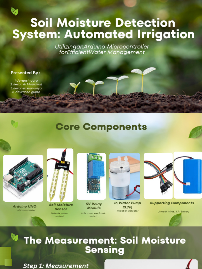 Automated Soil Moisture Detection System | PDF