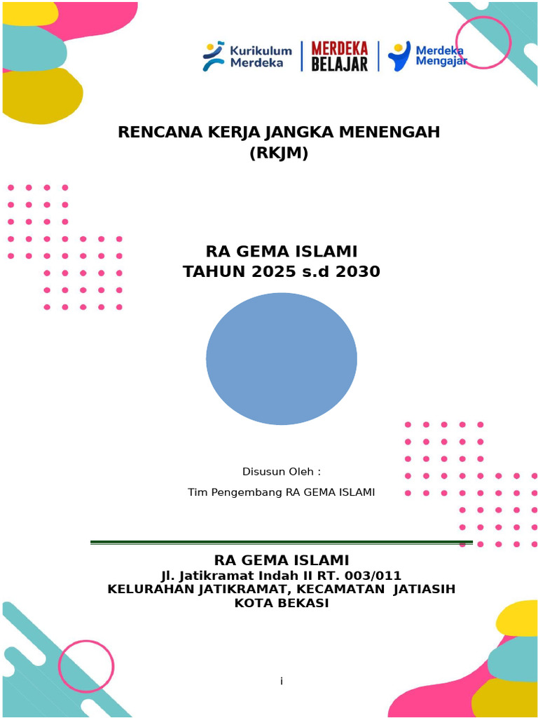 RKJM RA Gema Islami 2025-2030 | PDF