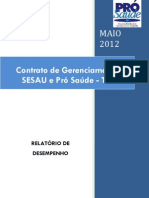 Pró-Saúde - SESAU-TO - PRESTAÇÃO DE CONTAS - Maio - 2012