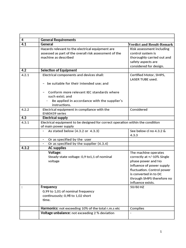 Electrical Equipment Safety Standards | PDF | Transformer | Power Supply
