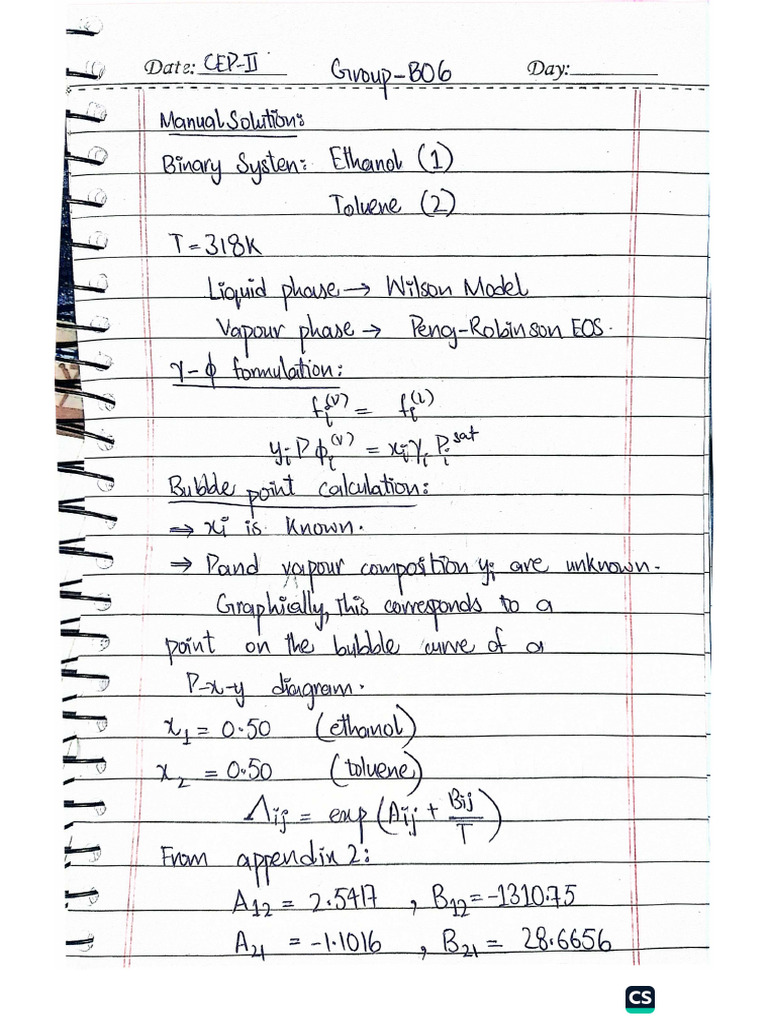 Manual Calculation | PDF