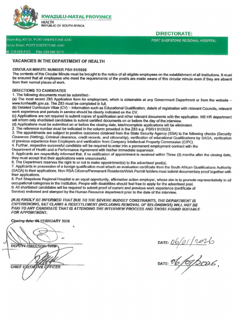 PSH01 2026 | PDF