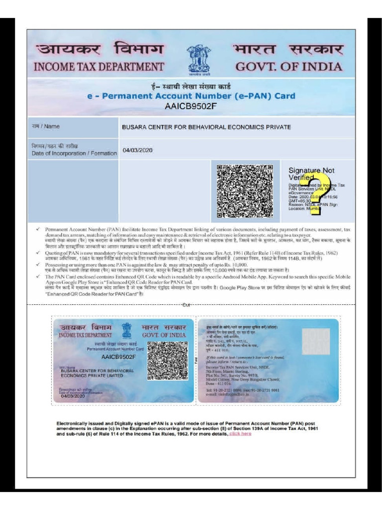 PAN - Busara India - Ankit Singh - 2 | PDF