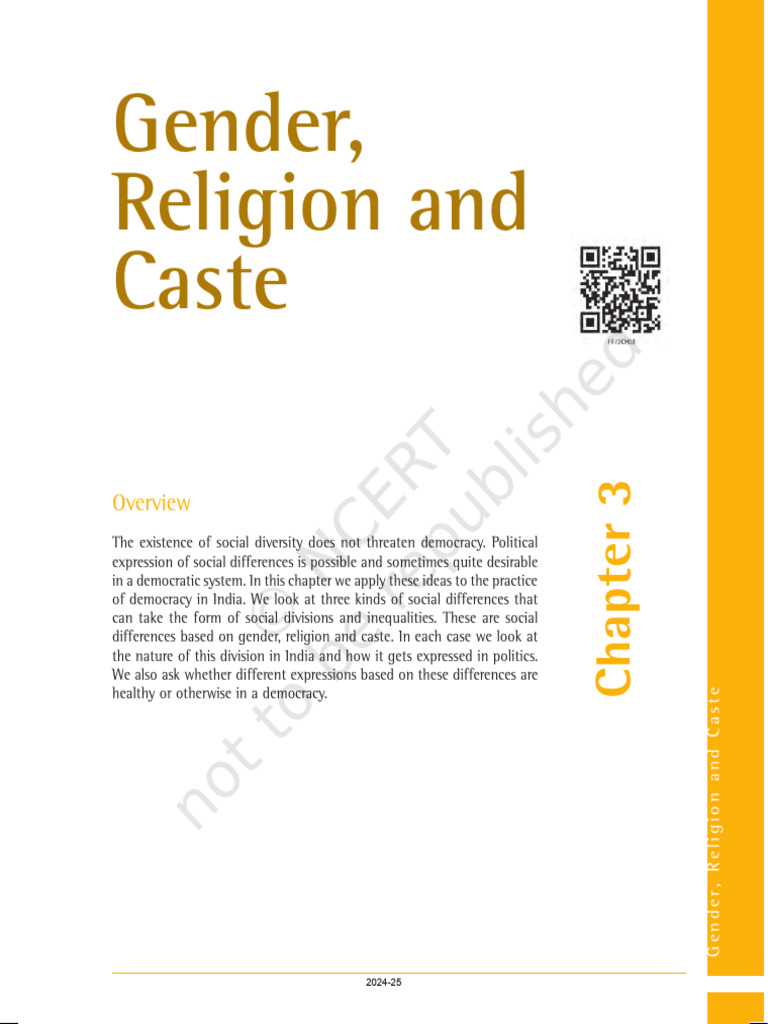 Gender, Religion & Caste | PDF | Woman | Discrimination