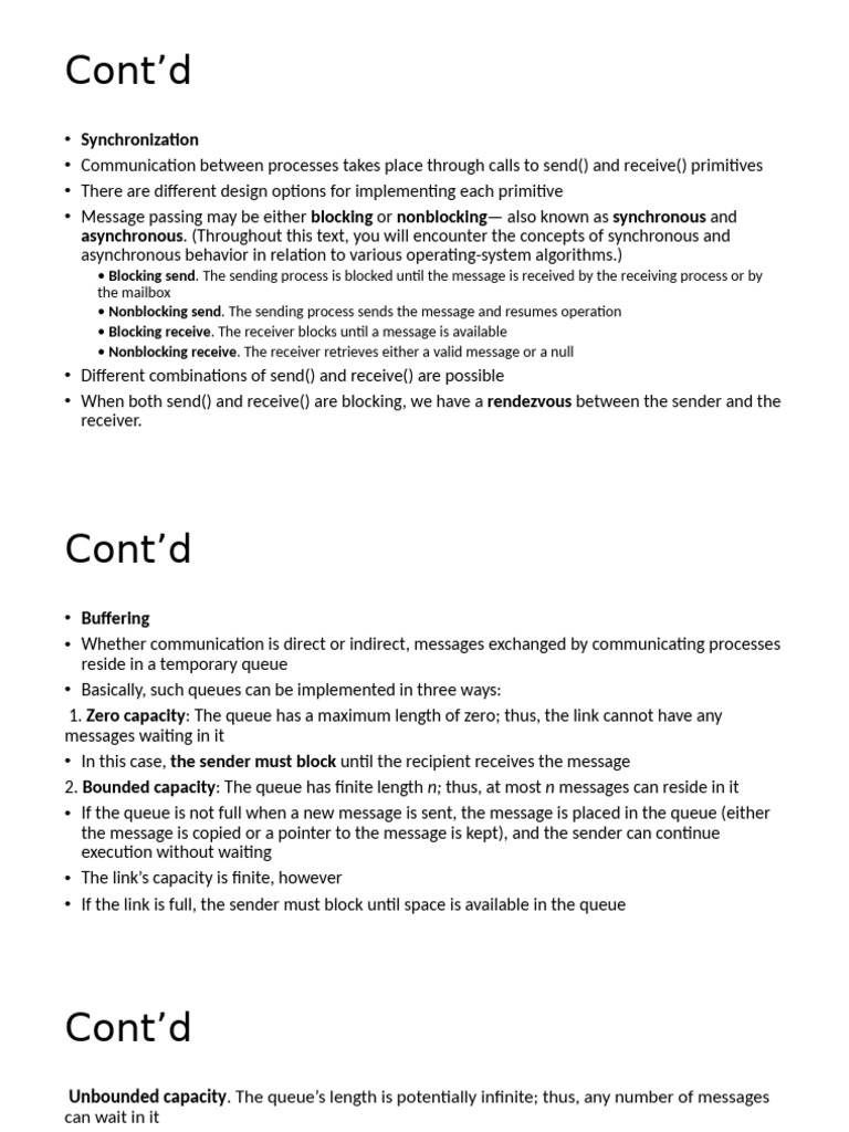 IPC and Synchronization in Operating Systems | PDF | Message Passing ...