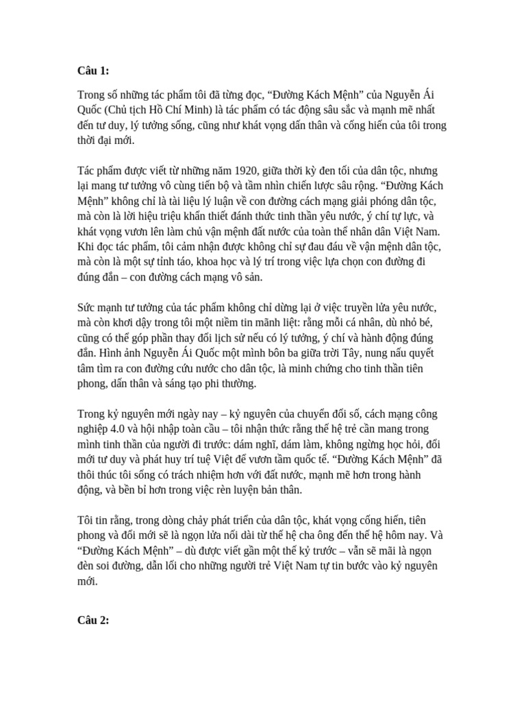 Bai - Viet - Doc - Sach 1 | PDF