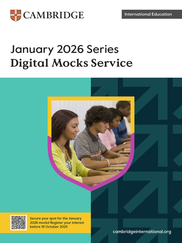 January 2026 Digital Mocks Registration | PDF | Educational Assessment ...