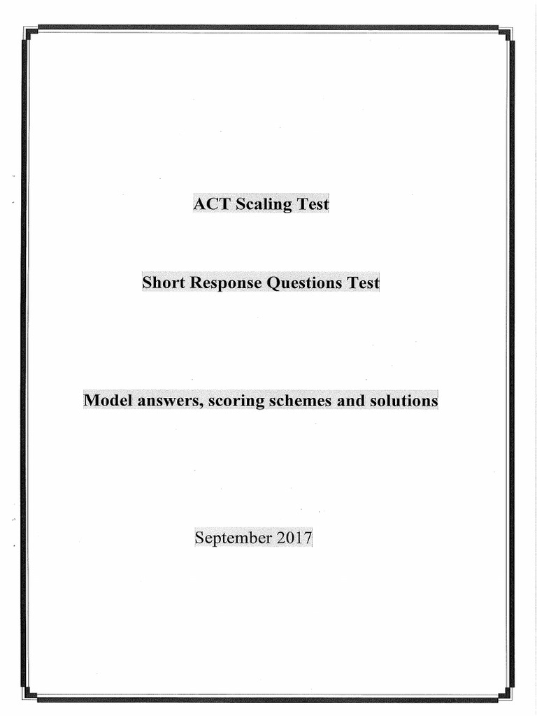 2017 SRT Answers Limited | PDF | Cognition