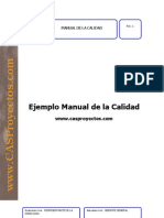 Ejemplo Manual de La Calidad Cas Proyectos.330114844