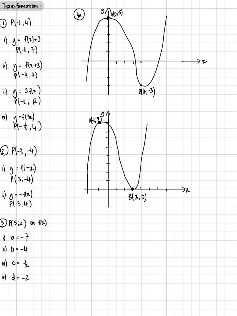 Mathematical Transformations and Functions | PDF