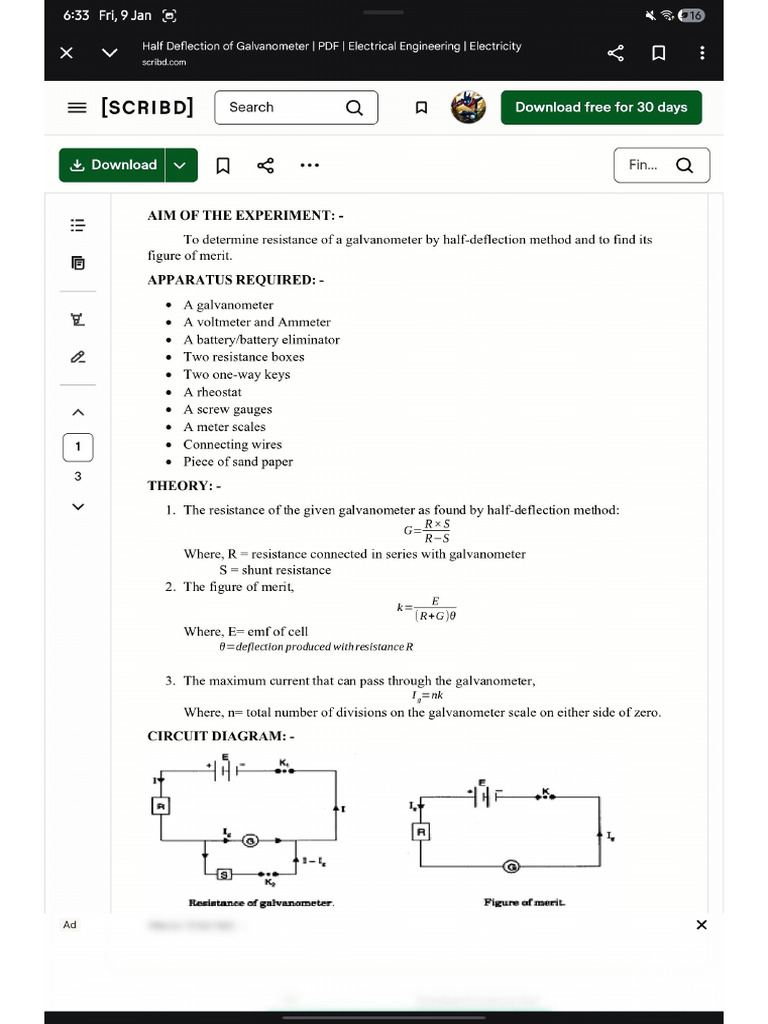 Half Deflection Method | PDF