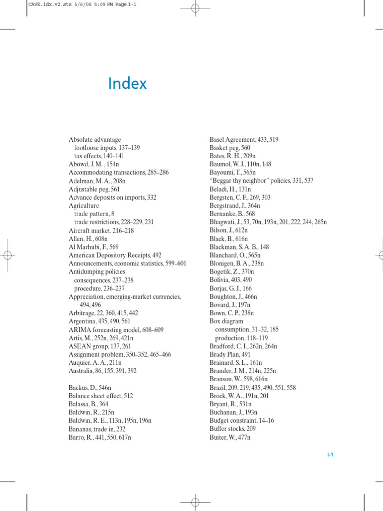 Comprehensive Economic Index Guide | PDF | Monetary Policy | Exchange Rate