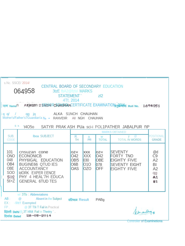 12th Mark Sheet CBSE 1 2048 Output (1) | PDF