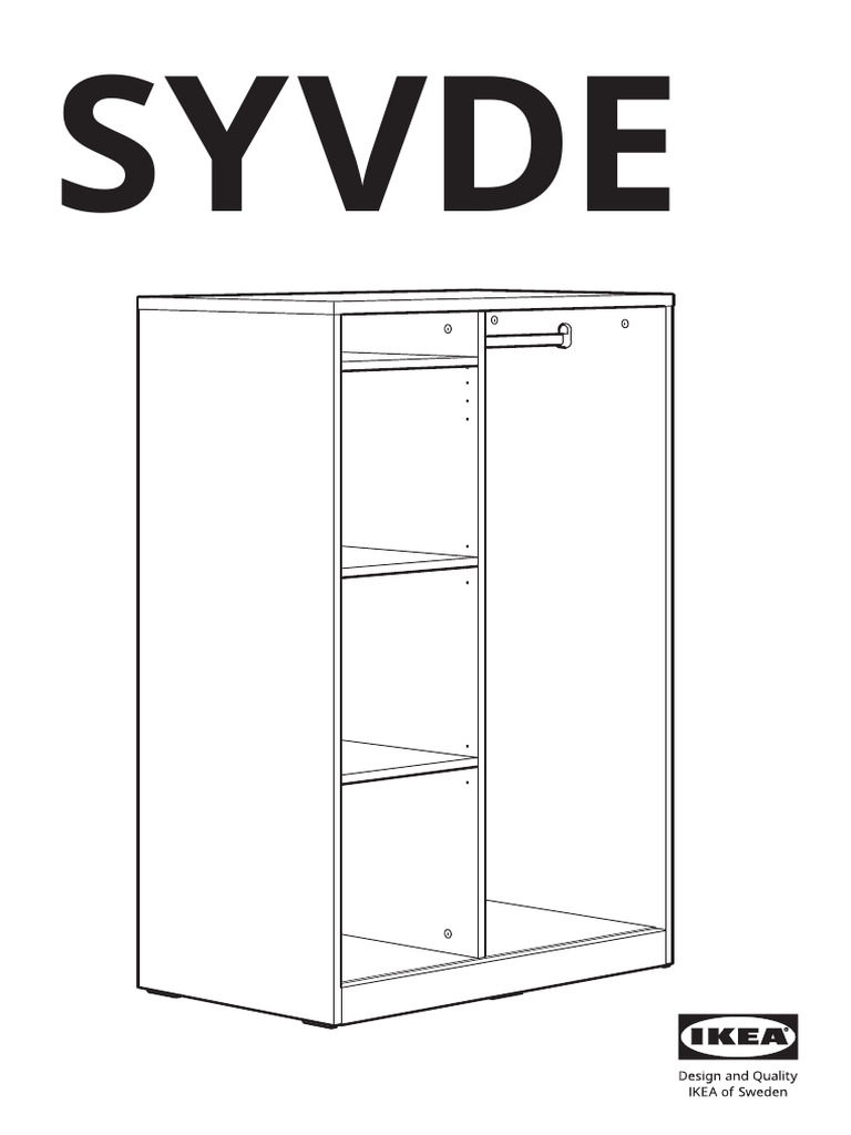 Syvde Open Wardrobe White AA 2135363 3 2 | PDF