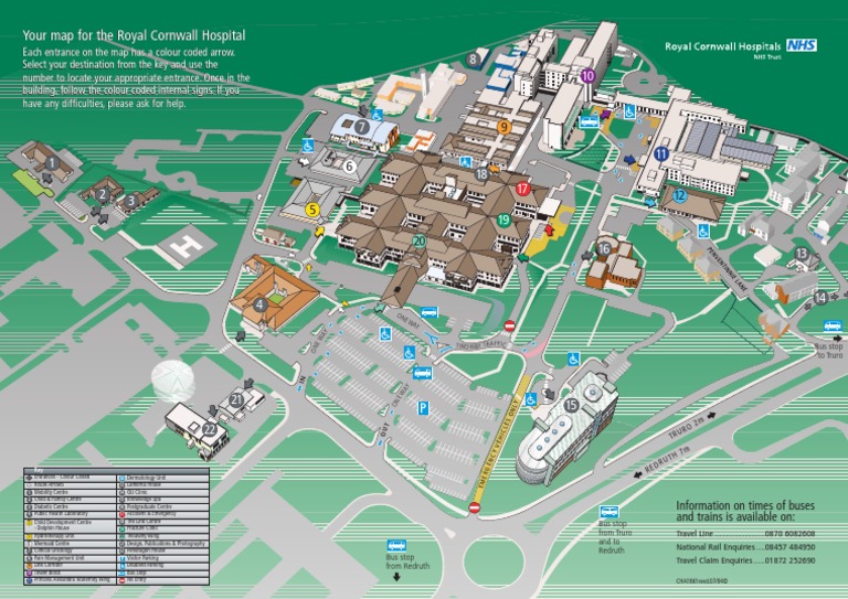 Your map for the Royal Cornwall Hospital