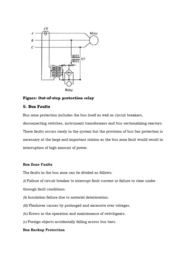 Bus Zone Protection and Fault Analysis | PDF | Transformer ...